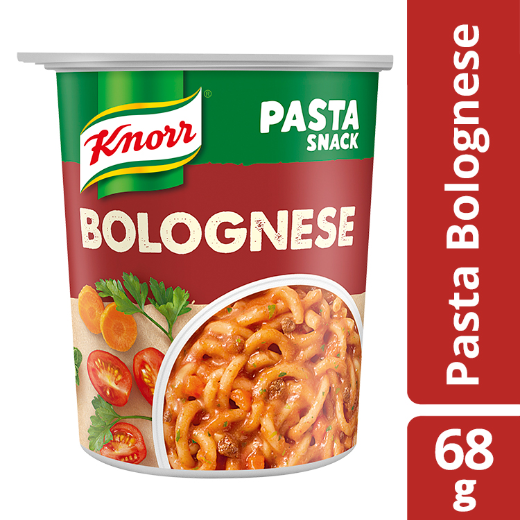 Ζυμαρικά με Σάλτσα Μπολονέζ Snack Pot Knorr (3x68g) τα 3τεμ -25%