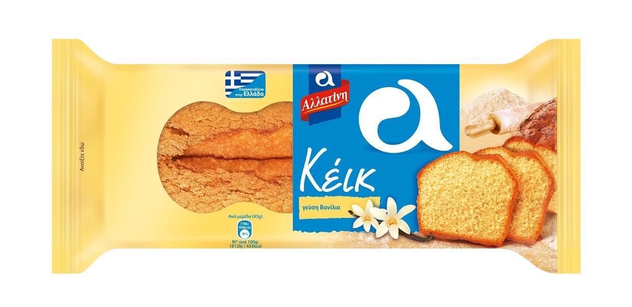 Κέικ Βανίλια Αλλατίνη (400 g)