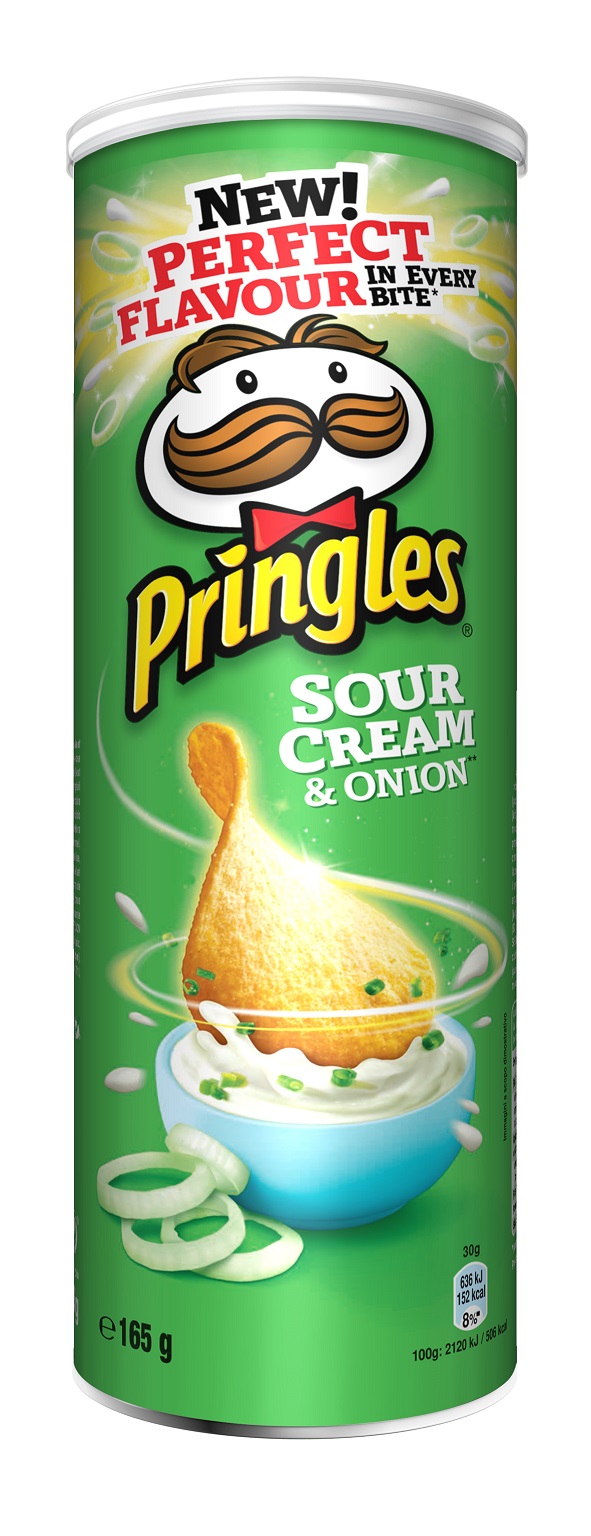 Πατατάκια Sour Cream & Onion Ralphie Pringles (165g)