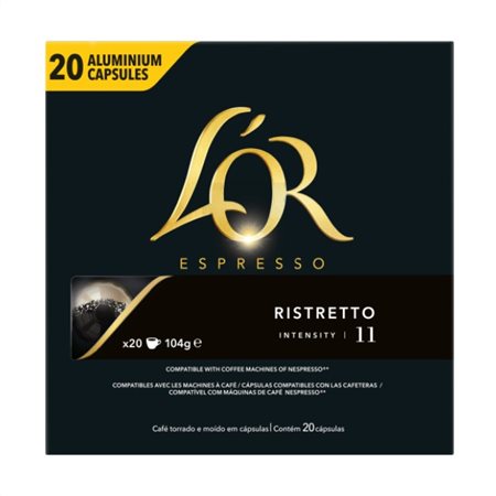 Κάψουλες espresso Ristretto L’OR (20 τεμ)