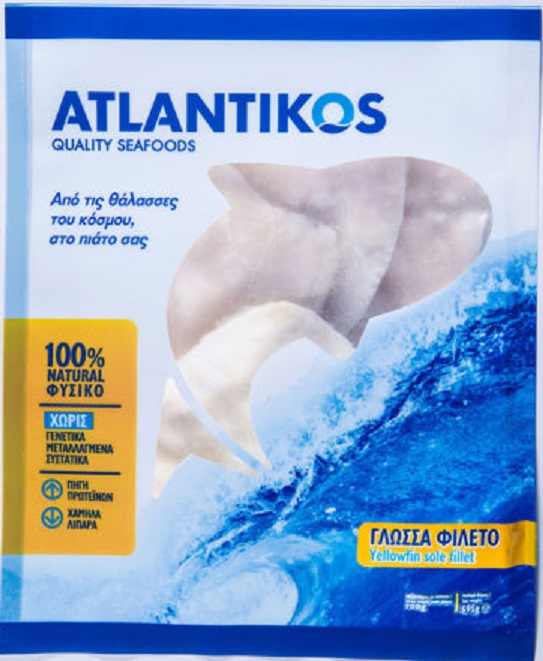 Γλώσσα Φιλέτο Λιμάντας Κατεψυγμένες Atlatnikos (700g – κ.β.595g)