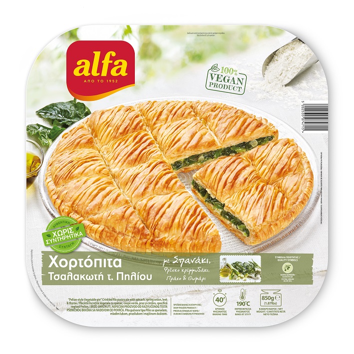 Alfa Χορτόπιτα Τσαλακωτή Τ.Πηλίου Alfa (850 g)