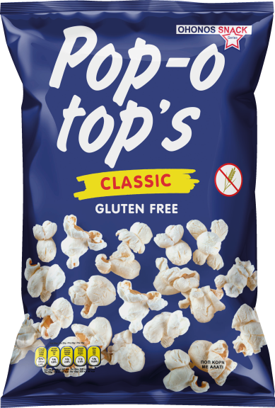 Ohonos Snacks Pop Corn Classic Pop-O-Tops (85g)