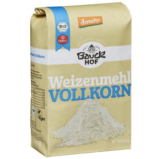 Βιολογικό Αλεύρι Σιταριού Ολικής Bauckhof (1kg)