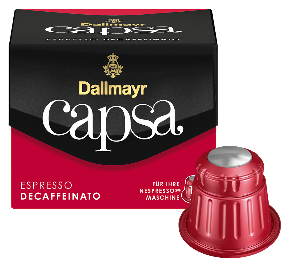 Κάψουλες Espresso Capsa Decaffeinato 10k (Ένταση 6) Dallmayr (10 καψ x 56 g)