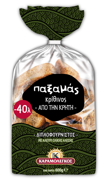 Παξαμάς Κρίθινος Καραμολέγκος (600 g) -0,40