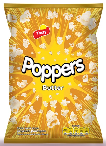 Pepsico-Tasty Ποπ Κορν Σνακς Βούτυρο Poppers Tasty Snacks (86 g)