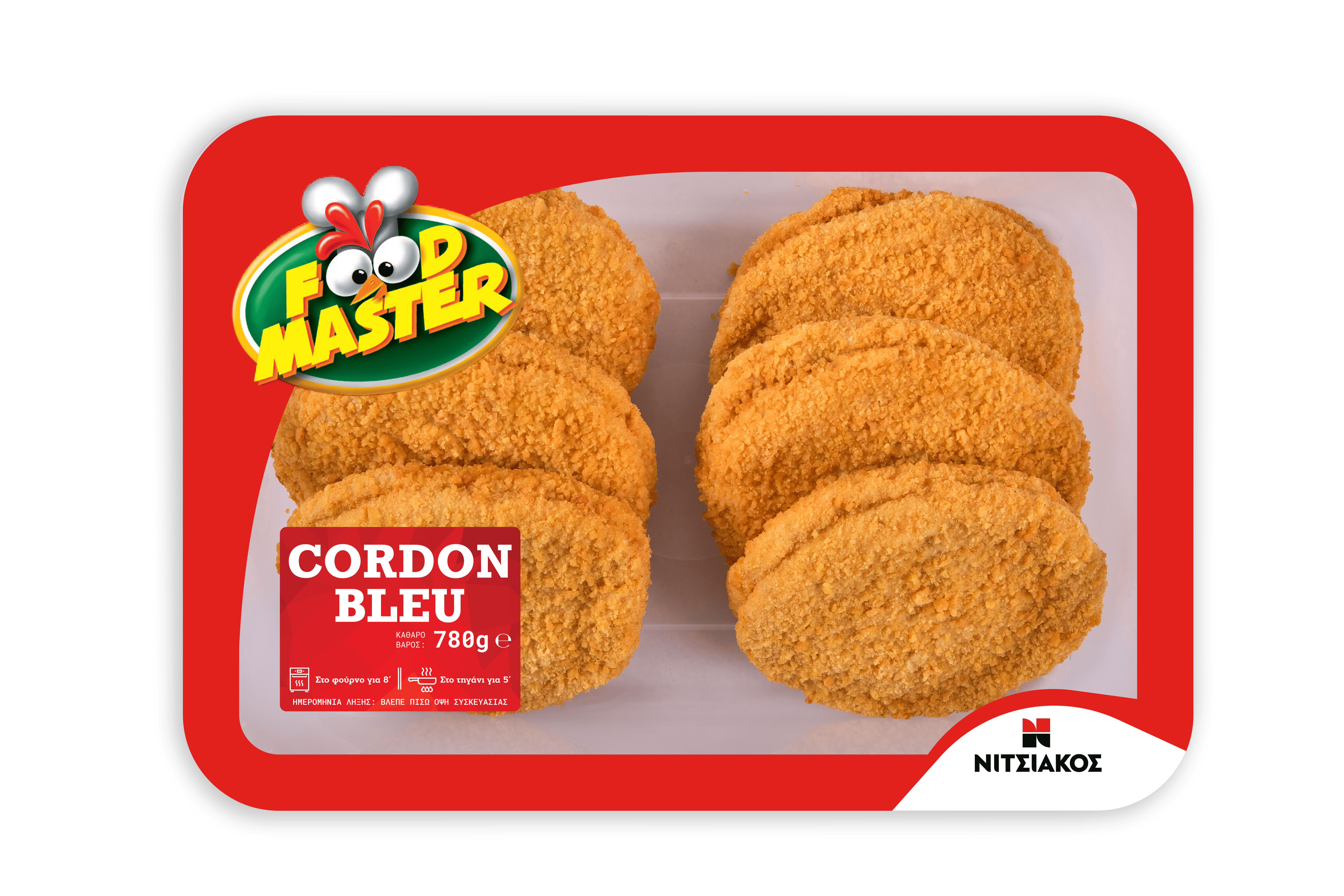 Νιτσιάκος Cordon Bleu Κοτόπουλου Νιτσιάκος (780g) 