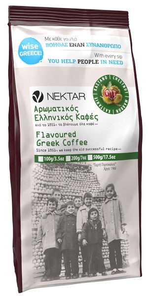 Καφές Ελληνικός με Άρωμα Κάστανο Nektar (100 g)