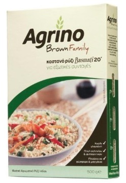 Agrino Καστανό Ρύζι Basmati Brown Family Agrino (500g)