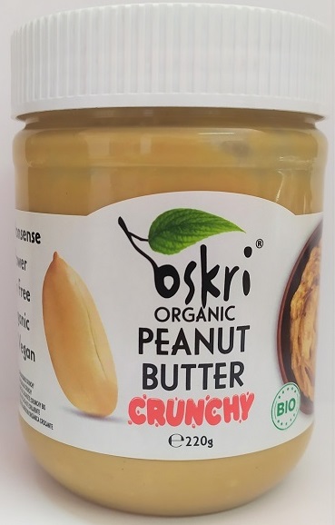 Φυστικοβούτυρο Βιολογικό Τραγανό Oskri (220g)
