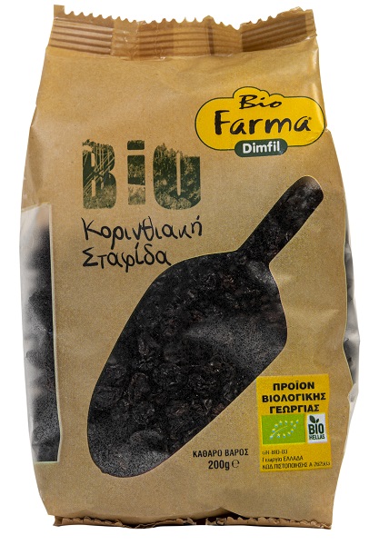 Βιολογική Σταφίδα Κορινθιακή Bio Farma (200g)