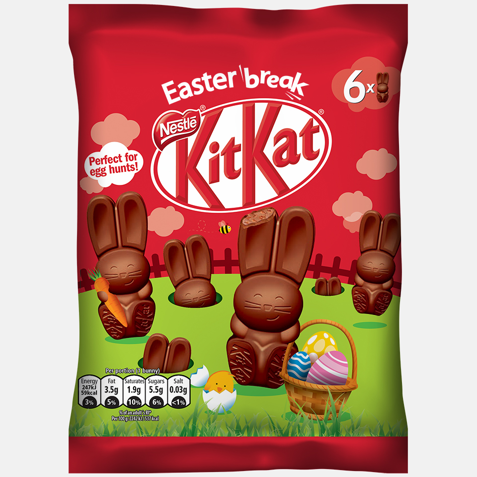 Σοκολατάκια Mini Bunny KITKAT (6x11g) eFresh.gr
