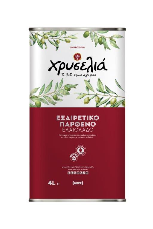 Εξαιρετικό Παρθένο Ελαιόλαδο Χρυσελιά (4 lt)