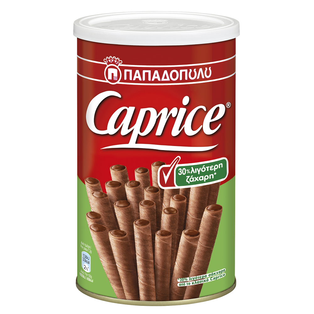 Πουράκια Σοκολάτα 30% Λιγότερη Ζάχαρη Caprice (250g)