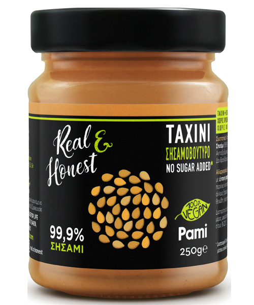Ταχίνι Χωρίς Προσθήκη Ζάχαρης Real & Honest (250g)