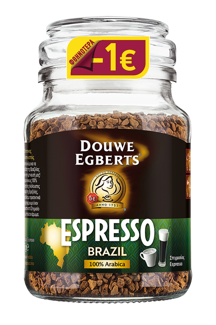 Στιγμιαίος Καφές Brazil Douwe Egberts (95 g) -1€