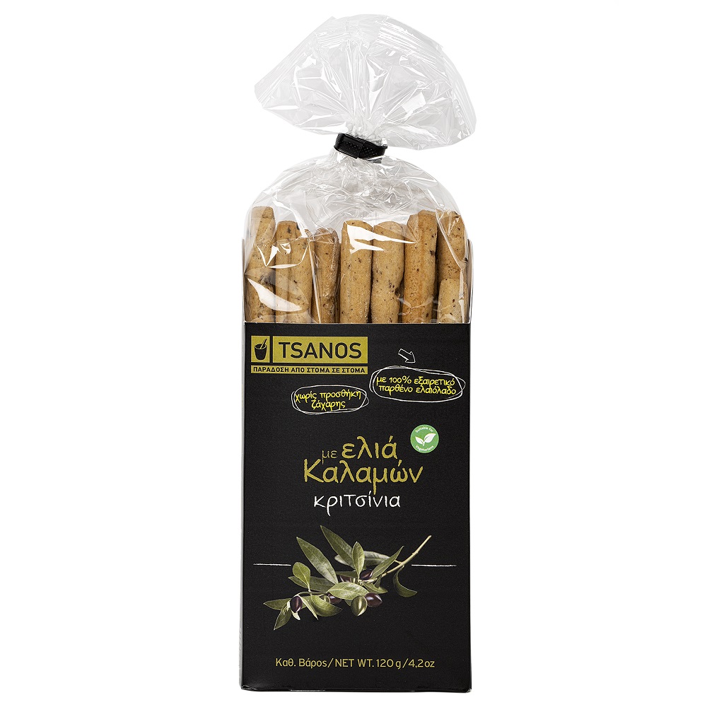 Τσάνος Κριτσίνια με Ελιά Καλαμών Τσάνος (120g)