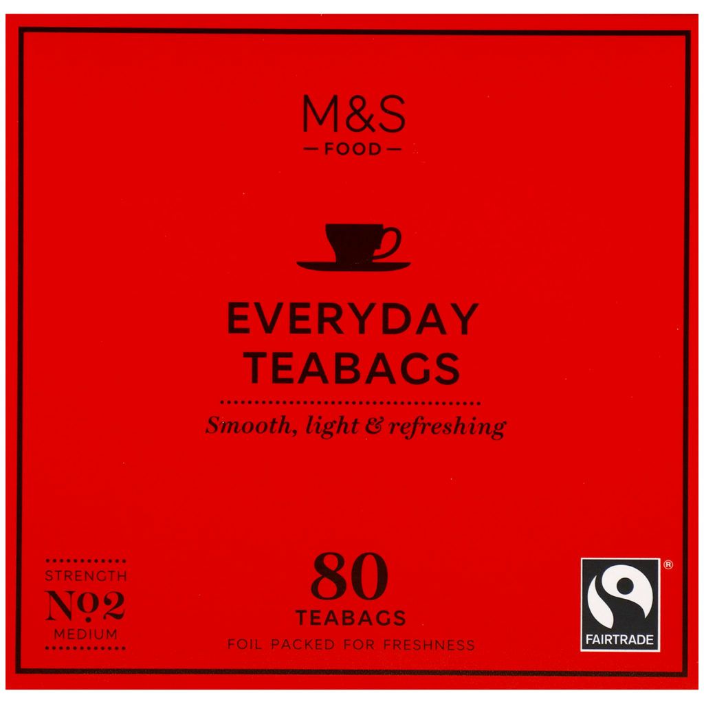 Marks & Spencer 80 Φακελάκια Μαύρου Τσαγιού Marks & Spencer (250g)