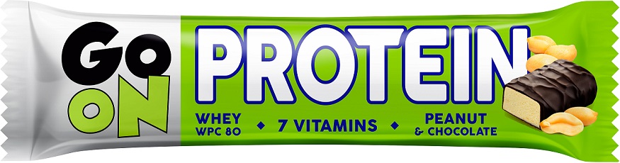 Μπάρα πρωτεΐνης με φυστίκια Go On (50 g)