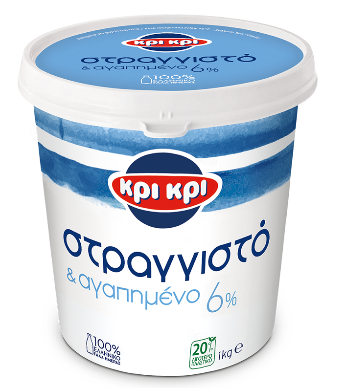 Γιαούρτι Στραγγιστό 6% λιπαρά Κρι Κρι (1 kg)