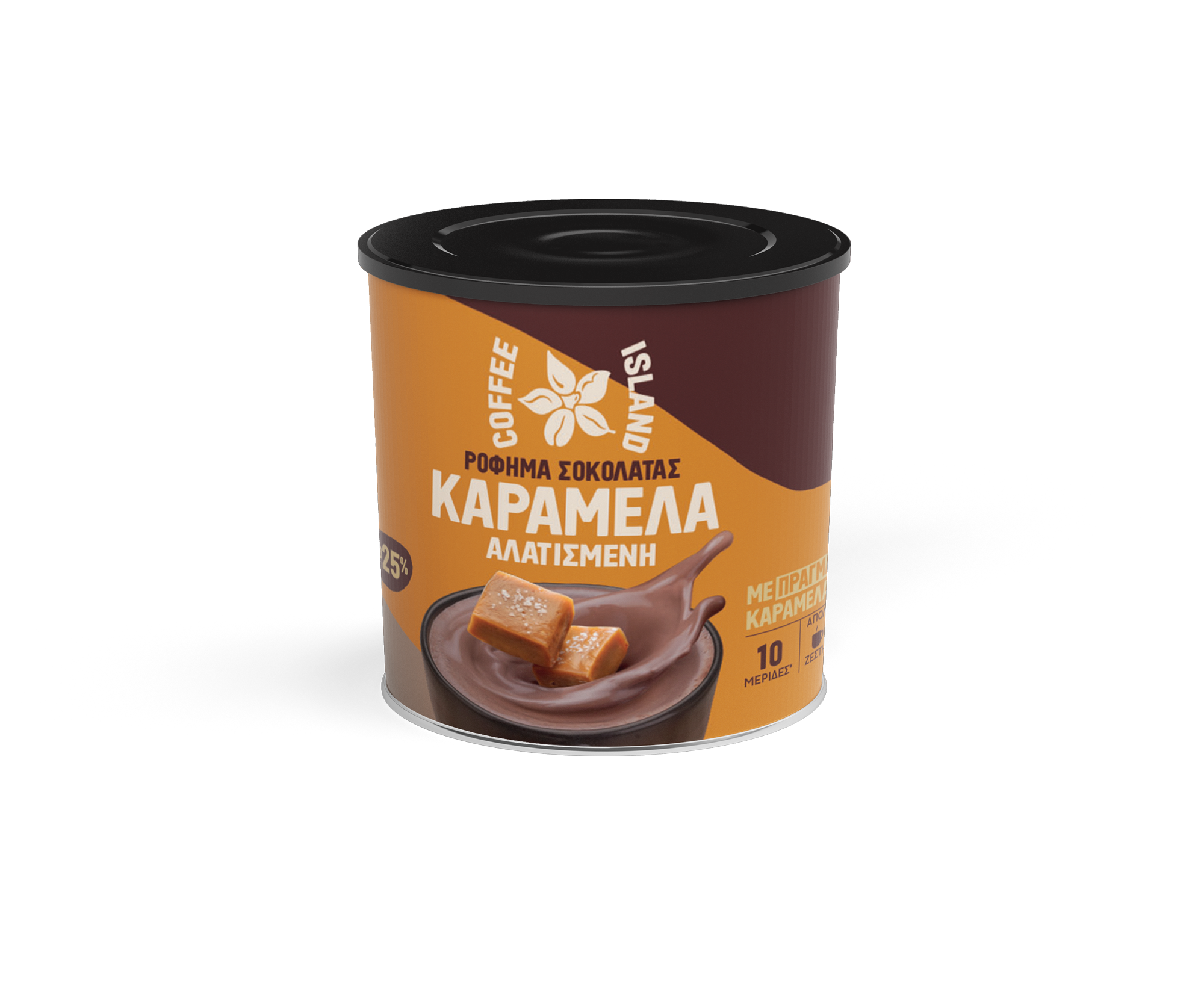 COFFEE ISLAND Ρόφημα Σοκολάτας Salted Caramel Melody Coffee Island (250g)