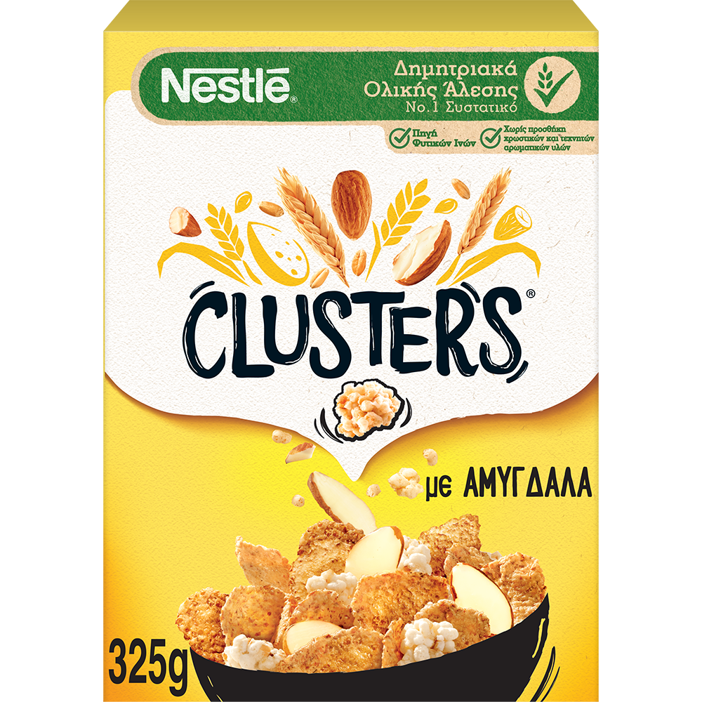 Nestle Δημητριακά Clusters με αμύγδαλα Nestle (325g)