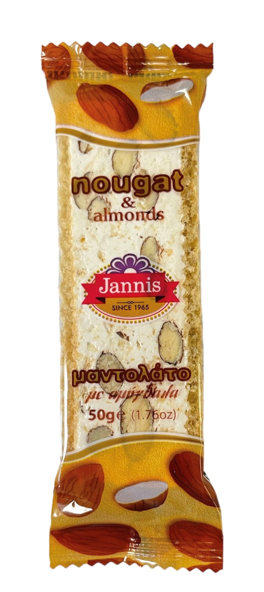 Jannis Μαντολάτο με αμύγδαλα Jannis (50g)