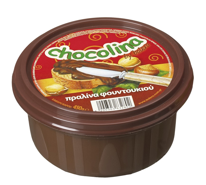 Αφοί Χαίτογλου Πραλίνα Τάπερ Chocolina (450g)
