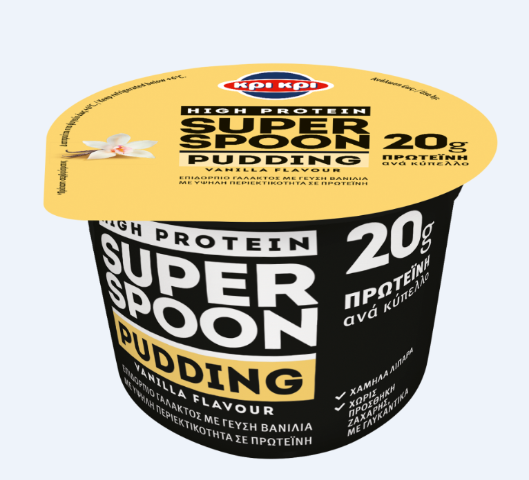 Κρι Κρι Πουτίγκα Βανίλια Protein Super Spoon Κρι Κρι (200g)