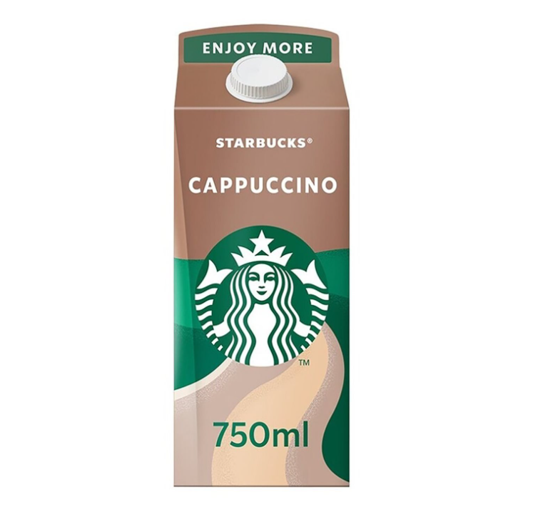 Starbucks Κρύο Ρόφημα καφέ Cappuccino Starbucks (750ml)
