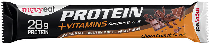 Healthier Choice Μπάρα Πρωτεΐνης Choco Crunch MOOVEAT VITAMIN PLUS (80g)