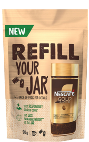 Nestle Στιγμιαίος Καφές Gold Blend Refill Nescafe (90 g)