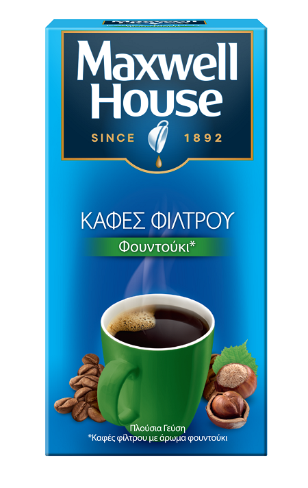 Jacobs Douwe Egberts Καφές Φίλτρου Φουντούκι Maxwell House (225 g)