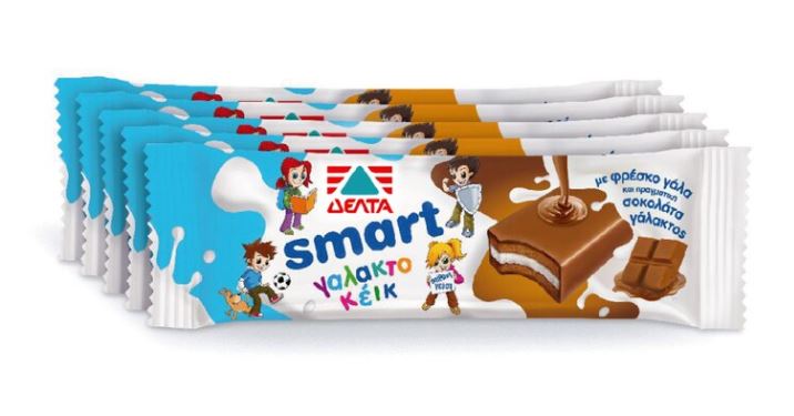 Δέλτα Smart Γαλακτοκέικ με Φρέσκο Γάλα και Σοκολάτα Γάλακτος Δέλτα (4x30 g)