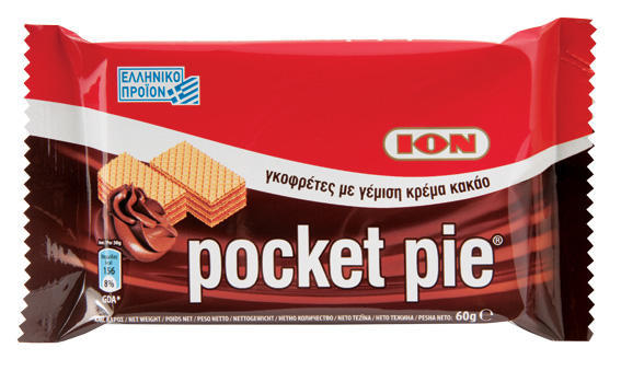 Γκοφρέτες Σοκολάτας Pocket Pie ΙΟΝ (60g)