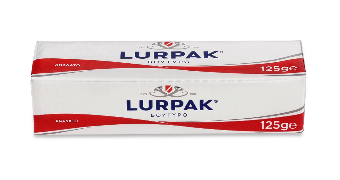 Arla Foods Hellas S.A Βούτυρο Ανάλατο σε Aλουμινόφυλλο Lurpak (125 g)