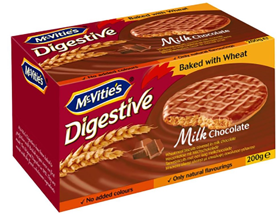 Μπισκότα με Σοκολάτα Γάλακτος Digestive McVitie’s (200g)