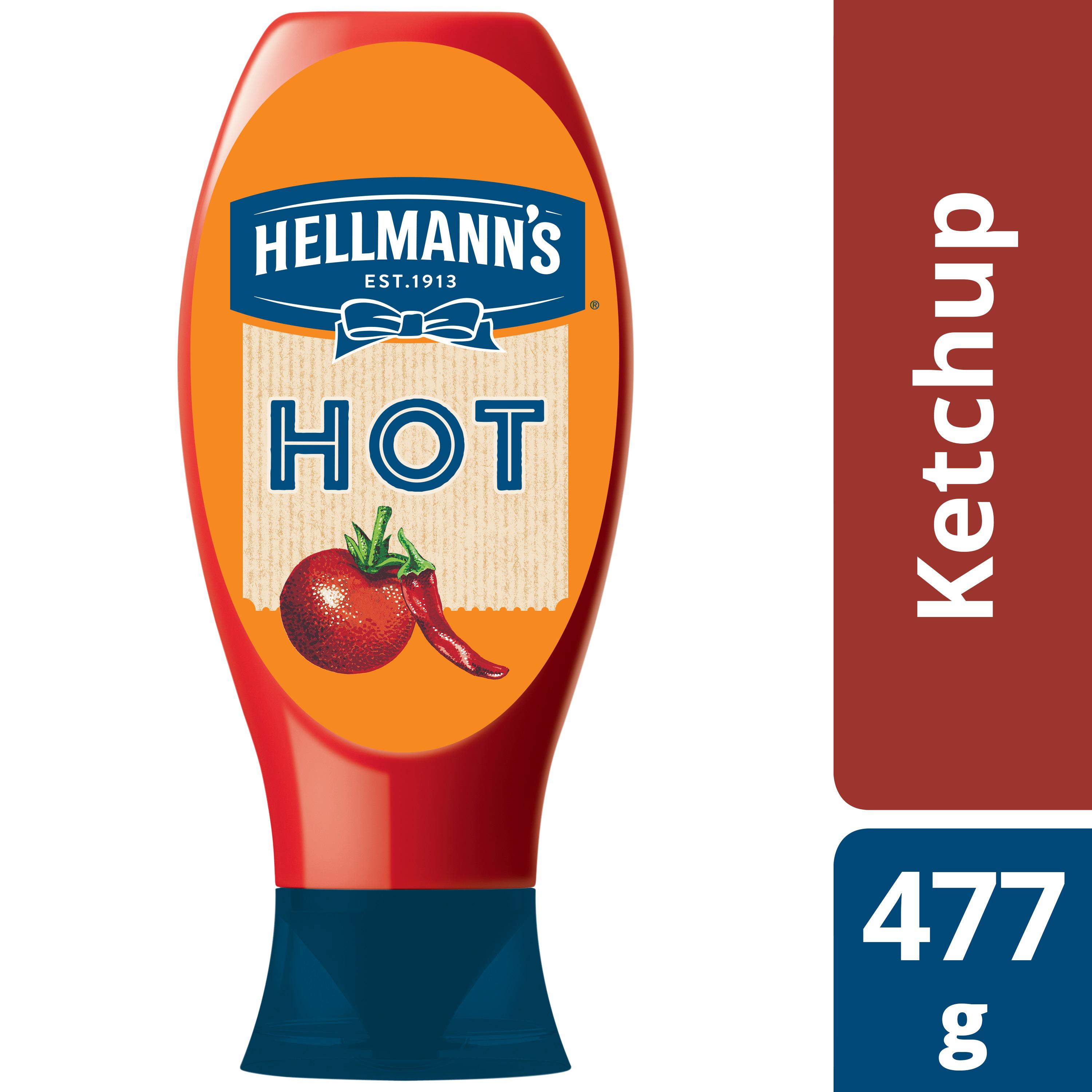 Ελαϊς-Unilever Hellas Α.Ε. Κέτσαπ Πικάντικη Top Down Hellmann's (477 ml)