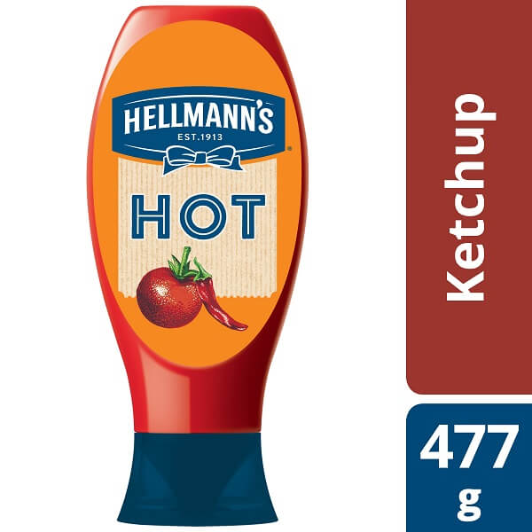 Κέτσαπ Πικάντικη Top Down Hellmann’s (477 ml)