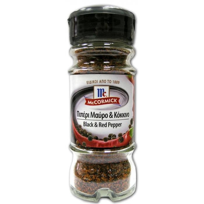Πιπέρι κόκκινο και μαύρο McCormick (40 g)