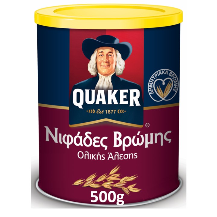 Νιφάδες Βρώμης Ολικής Άλεσης Quaker (500 g)
