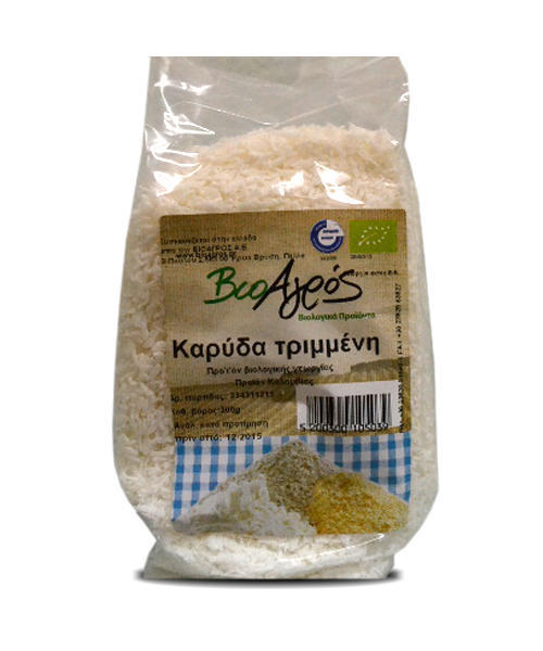 Καρύδα Τριμμένη Βιολογική Βιοαγρός (200 g)