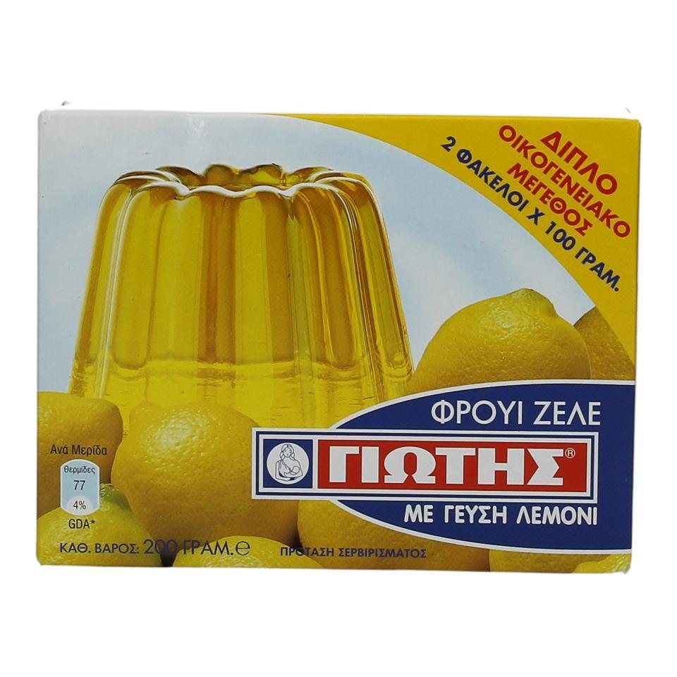 Φρουί Ζελέ Λεμόνι Οικογενειακή Συσκευασία Γιώτης (200 g)