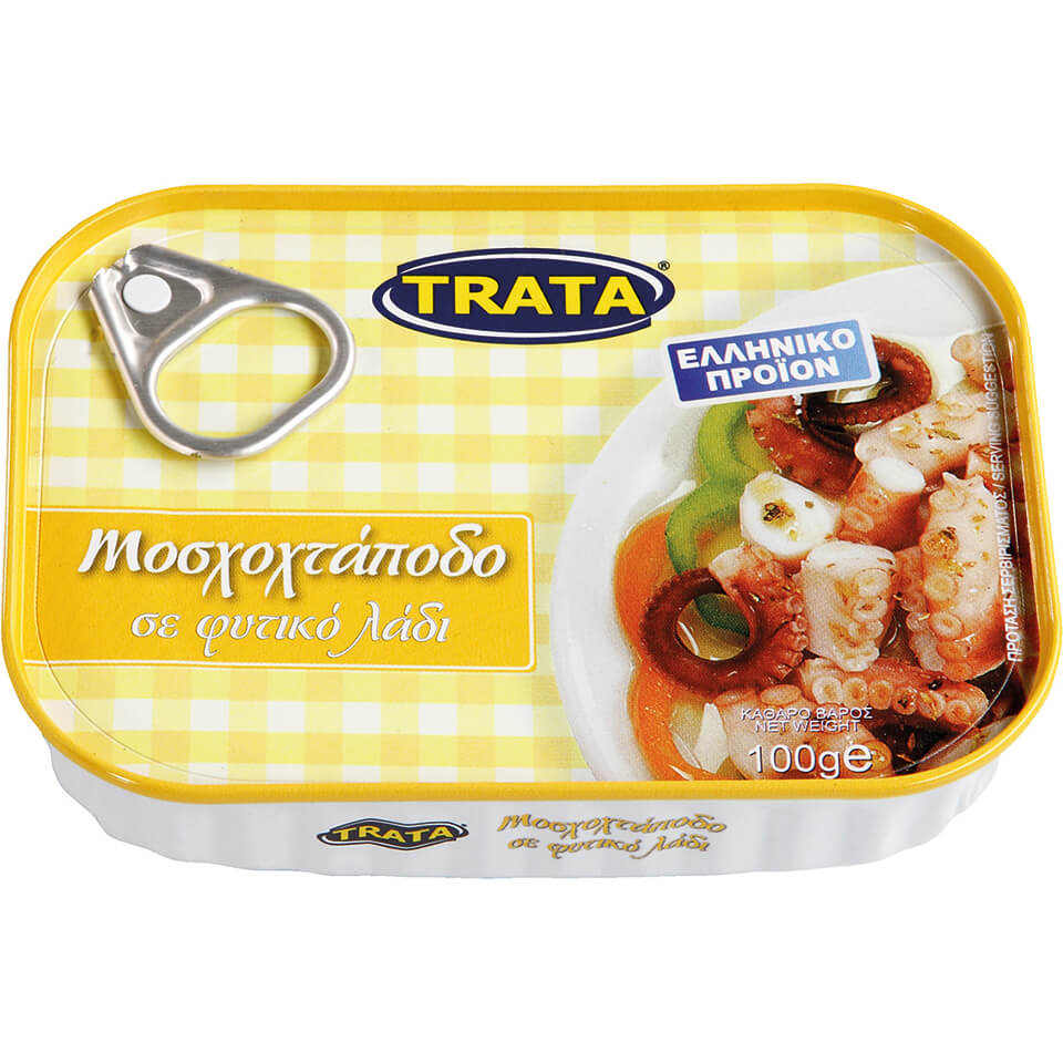 Μοσχοχτάποδο σε Φυτικό Λάδι Trata (100 g)