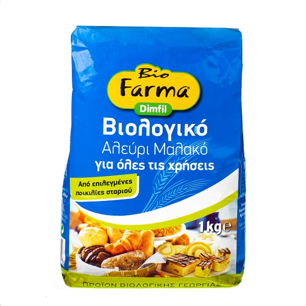 Αλεύρι Μαλακό βιολογικό Bio Farma (1 kg)