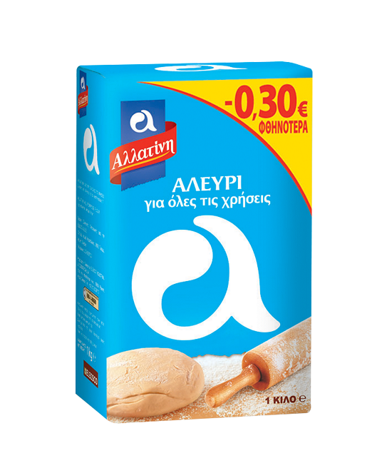 Αλεύρι Για Όλες τις Χρήσεις Αλλατίνη (1 Kg) -0.30