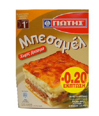 Μπεσαμέλ Κουτί Χωρίς Βρασμό Γιώτης (162g) -0,20