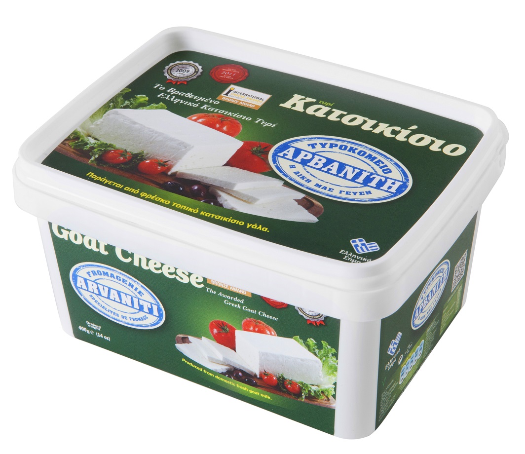 Τυρί Κατσικίσιο σε τάπερ Αρβανίτη (400 g)