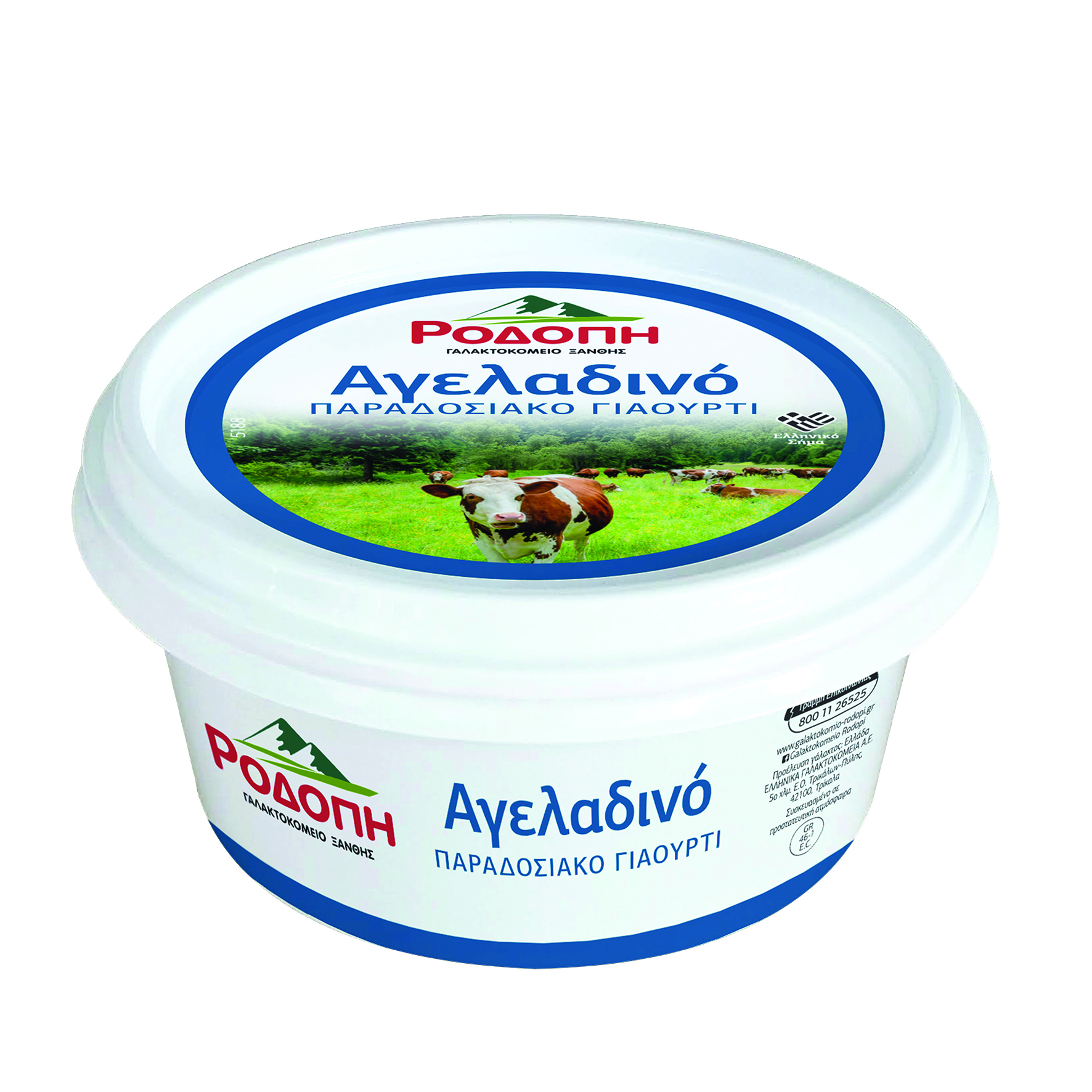 Γαλακτοκομείο Ξάνθης Γιαούρτι Αγελάδος Παραδοσιακό ΡΟΔΟΠΗ (200g)